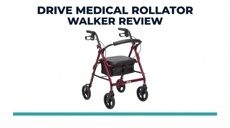 drive medical rollator walker review